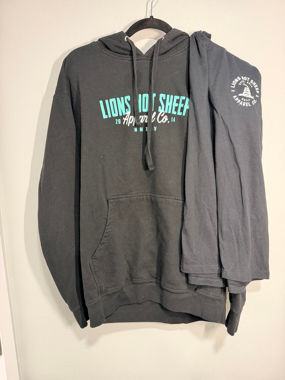 Lions not sheep bundle Hoodie and Tshirt Womens Large
